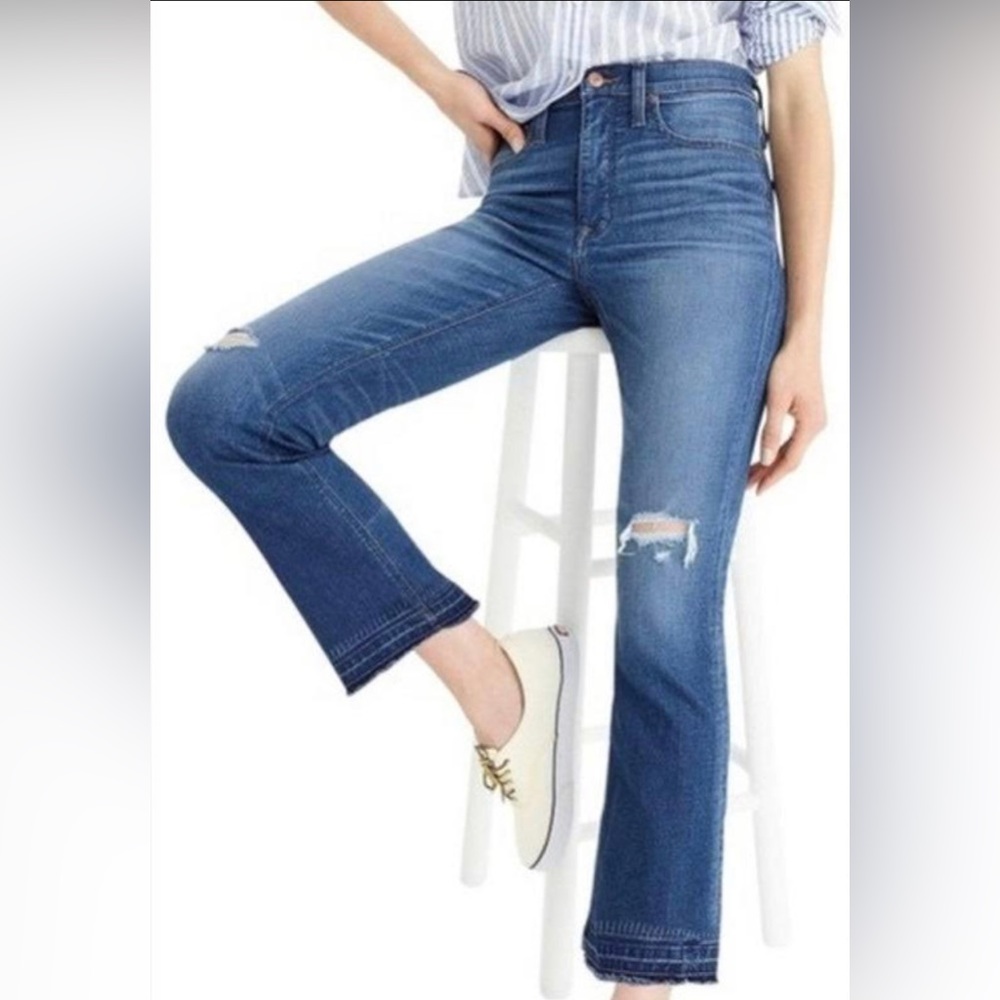 J Crew Billie Boot Cut Crop jeans - size 28